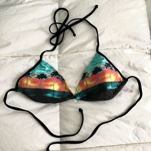 Victoria Secret Triangle Sunset Bathing Suit Top